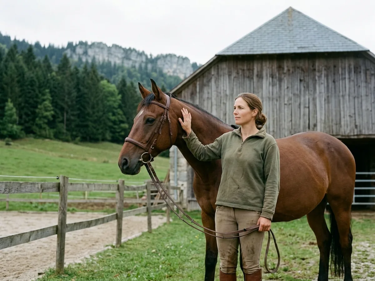 Cours d'équitation à Lans-en-Vercors, Isère